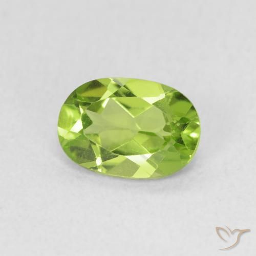 0.83 carat Oval Peridot Gemstone | loose Certified Peridot from China ...