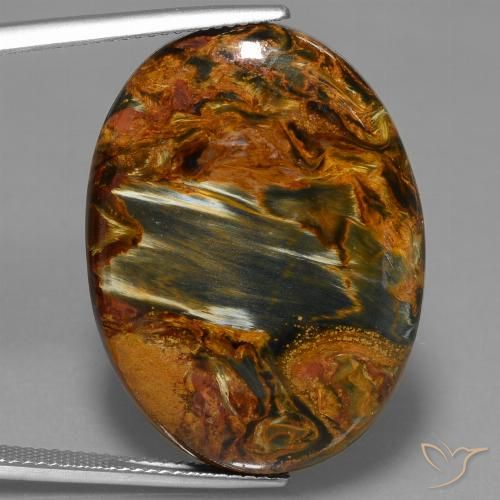 AAA Rare! Pietersite Gemstone,Natural Pietersite Cabochon,Top popular Quality Pietersite loose stone 106Cts.(61X35)mm