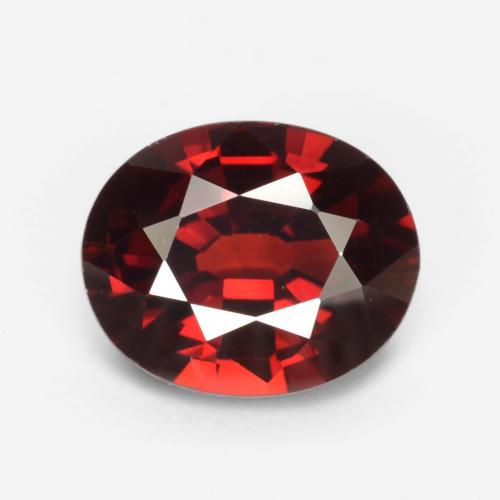 Red Pyrope Garnet 2.6ct Oval from Mozambique Gemstone