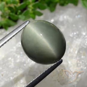 6.02 carat Oval Quartz Cat's Eye Gemstone for Sale | loose Certified ...