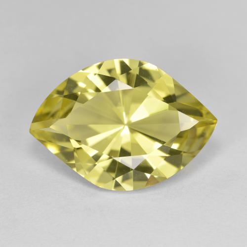 Light Yellow Quartz Gem - 6.7ct Fancy Cut (ID: 600258)
