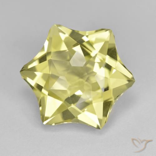 Medium Yellow Кварц Камень - 9.9ct Star Facet (ID: 600260)