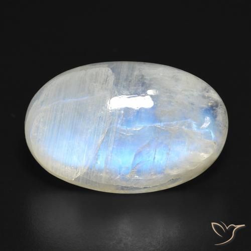 AAA Quality Rare Rainbow Moonstone shops Cabochon, Natural Oval Shape Yellow Flashy Rainbow Moonstone Loose Gemstone, Size 20*14*7mm 19Cts