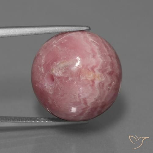 Multicolore Rhodochrosite gemme - 47.7ct Sphère percée (ID: 447495)