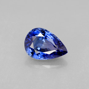 Blue Sapphire 2ct Pear from Sri Lanka (Ceylon) Gemstone