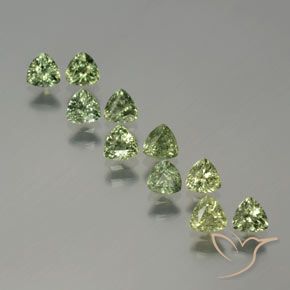 green sapphire loose gemstones