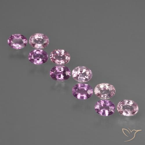 Multicolor Sapphire Gem - 0.2ct Oval Facet (ID: 421980)