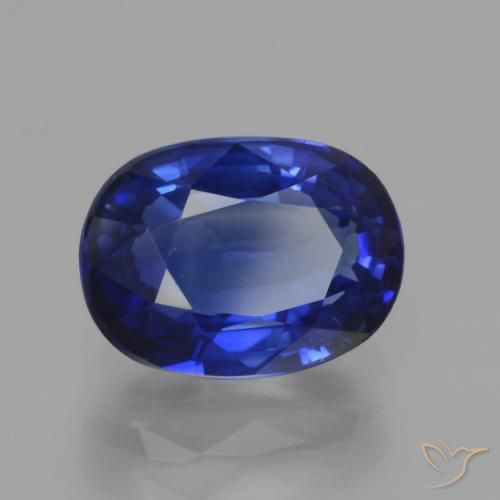 3.34 carat Blue Sapphire Gemstone | Oval loose Sapphire from Sri Lanka ...