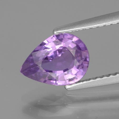 Violet moyen Saphir gemme - 1.6ct Poire facette (ID: 447722)