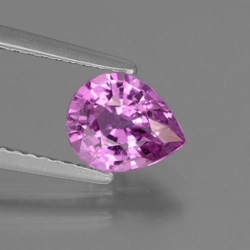 Rosa violetto Zaffiro Gem - 1.2ct Sfaccettatura a pera (ID: 447799)