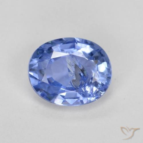 0.75ct Loose Blue Sapphire Gemstone | Oval Cut | 5.9 x 4.9 mm | GemSelect