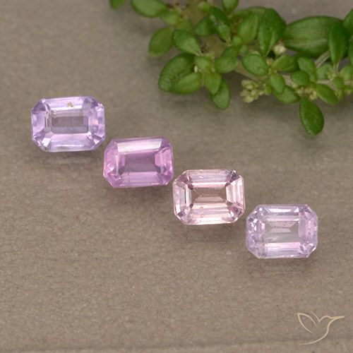 Lilac Purple Sapphire Gem - 0.3ct Octagon Step Cut (ID: 493004)