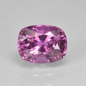 Violet Rosâtre Saphir gemme - 1.2ct Coussin-coupe (ID: 503152)