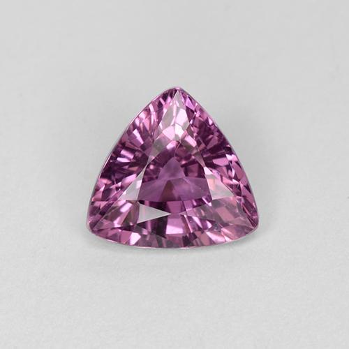 Sangria Sapphire Gem - 1ct Trillion Facet (ID: 509595)