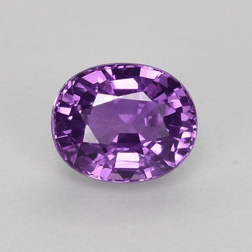 0.8ct Medium-dark Purplish Violet Sapphire Gem From Madagascar