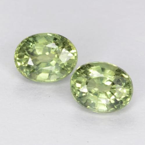 green sapphire loose gemstones