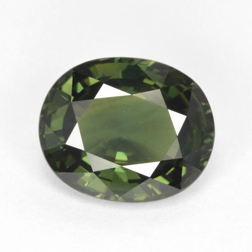 rough green sapphire