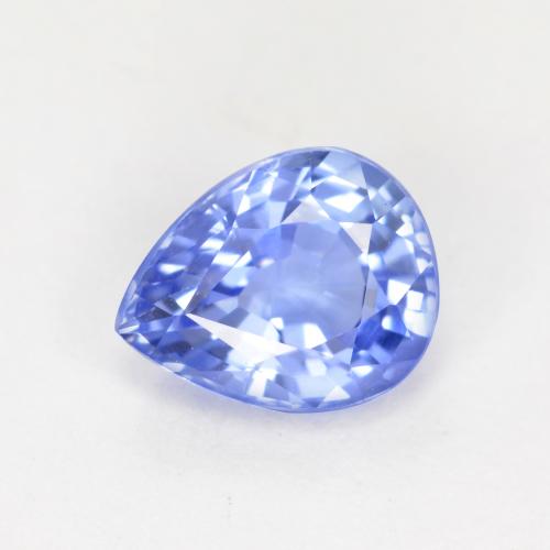 Loose 4.46 ct Pear Blue Sapphire Gemstone for Sale, 11.1 x 8.7 mm ...
