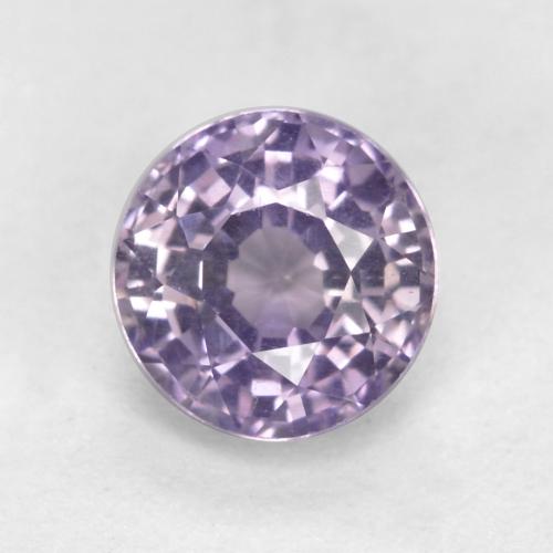 Violet Sapphire 0.6 Carat Round from Tanzania Gemstone