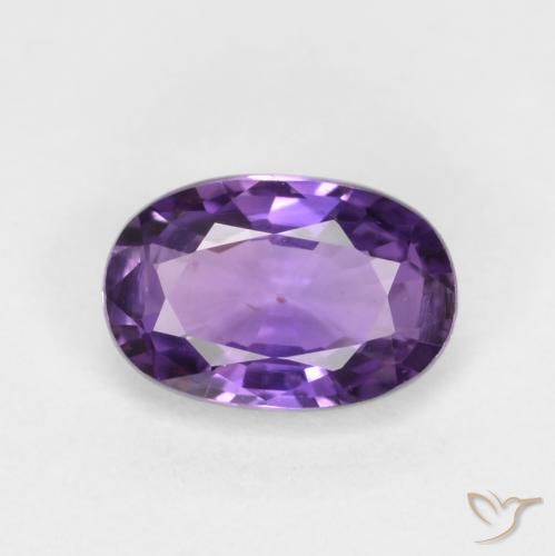 0.47ct Loose Violet Sapphire Gemstone | Oval Cut | 5.7 x 3.8 mm | GemSelect