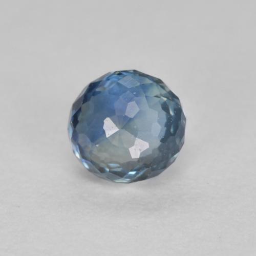 Bleu foncé Saphir gemme - 0.4ct Boule facettes (ID: 593647)