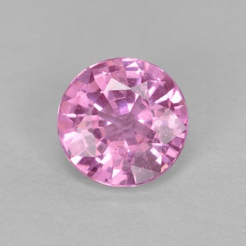 濃いピンク サファイア 宝石 - 0.6ct ラウンドファセット (ID: 627616)