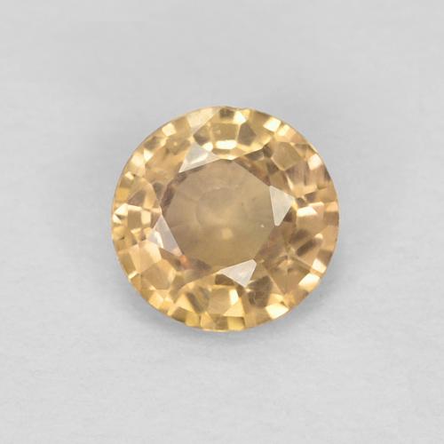 Dorato Zaffiro Gem - 0.3ct Sfaccettatura rotonda (ID: 630342)