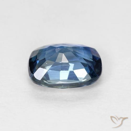 0.85 carat Teal Sapphire Gemstone | Cushion loose Sapphire from ...