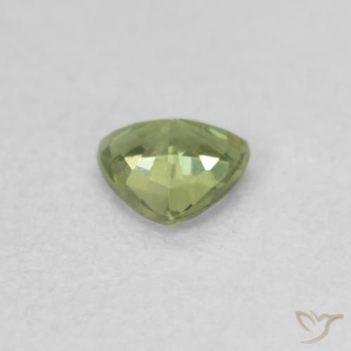 Piedra Preciosa De Zafiro Verde De 029 Quilates A La Venta Corte De Billones Zafiro Suelto De