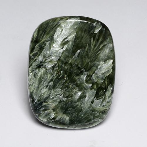 54.4ct Green Seraphinite Gem from Russia