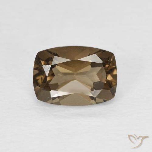 Brown Smoky Quartz 1 Carat Cushion From Brazil Gemstone