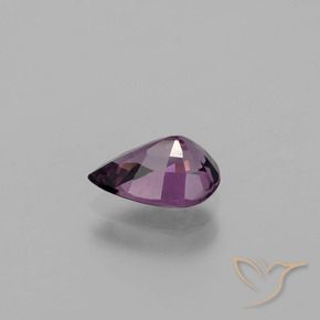 1 carat Purple Spinel Gemstone | Pear Shape loose Spinel from Tanzania ...