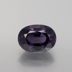 Violet Spinel 2.4 Carat Oval from Tanzania Natural and Untreated Gemstone