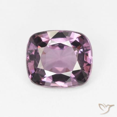 1.4ct Purple Spinel Gemstone | Cushion Cut | 7.1 x 6.2 mm | GemSelect
