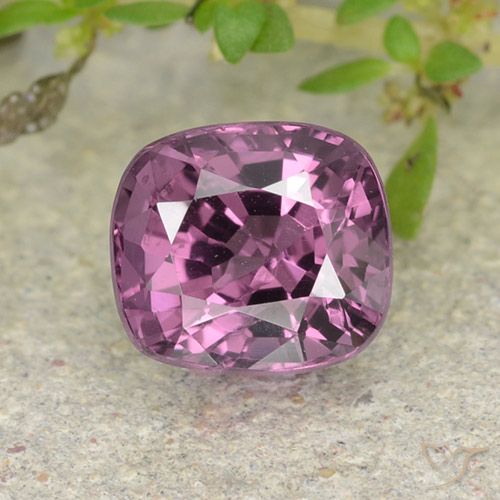 1.26 carat Purple Spinel Gemstone for Sale | Cushion loose Spinel from ...