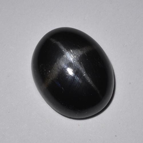 Black Star Diopside 4ct Oval from India Gemstone