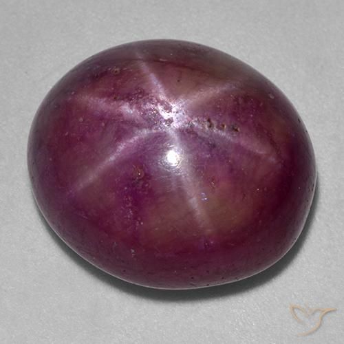 Top Quality, Star Ruby Cabochon, Nice Color With Rare Star, Pendant Use Stone, Oval Star Ruby Gemstone, on sale Loose Star Ruby, 27x21x11MM, 81.2 Ct