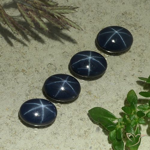 4.85 carat Blue Star Sapphire Gemstones for Sale | Oval loose Star ...