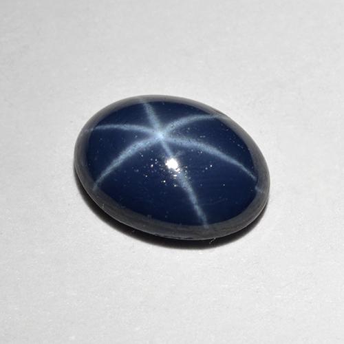 Blue Star Sapphire 1ct Oval from Thailand Gemstone