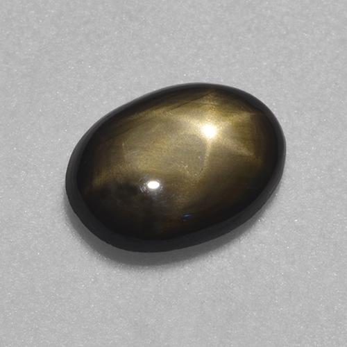 Loose 1.22 ct Oval Black Star Sapphire Gemstone for Sale, 7.8 x 5.7 mm ...