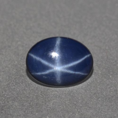 Navy Blue Zaffiro stellato Gem - 0.9ct Ovale cabochon (ID: 551362)