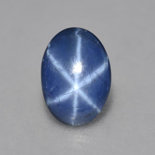 Azul marino Zafiro Estrella Gema - 0.7ct Cabujón Óvalo (ID: 566000)