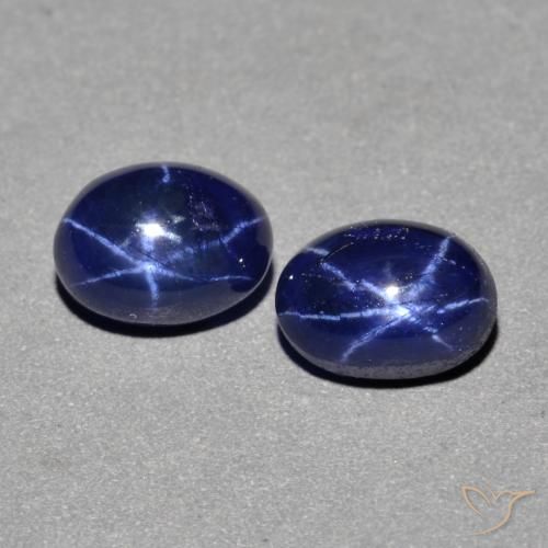 3.1 carat Blue Star Sapphire Gemstones for Sale | Oval loose Star ...