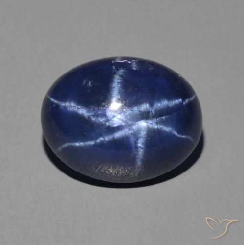 Star high quality Blue Sapphire,12x11x5 mm,Blue Star Sapphire,Real Blue Star Sapphire,Sapphire Gemstone,Sapphire Cabochon,6 Line Star Sapphire,6.60 Cts