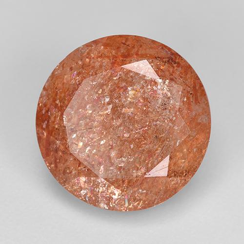 4.8 Carat Medium Orange Sunstone Gem from India