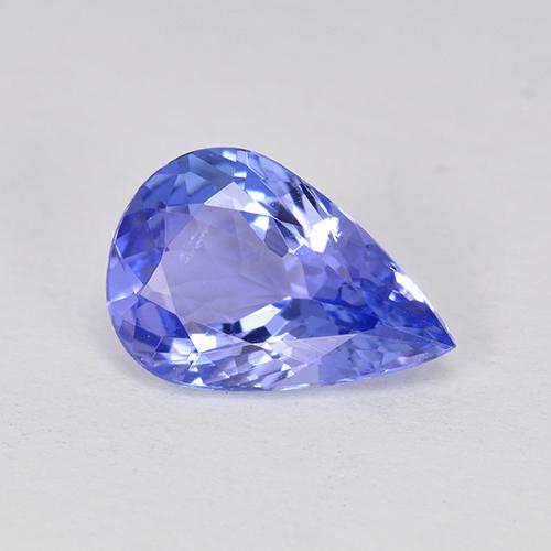 Blue Tanzanite 1.8ct Pear from Tanzania Gemstone