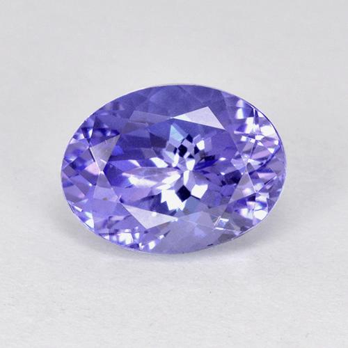 Violet Tanzanite 2.3 Carat Oval from Tanzania Gemstone