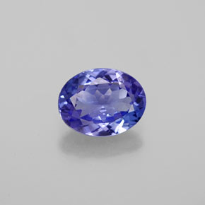 1.4 carat Oval 8.4x6.5 mm Blue Tanzanite Gemstone