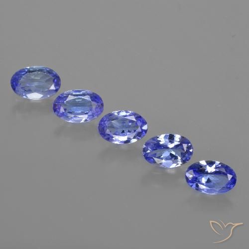 2.25 克拉蓝色坦桑石宝石| 椭圆形松散坦桑石来自坦桑尼亚| 天然宝石 