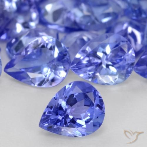 0.29 carat Blue Tanzanite Gemstones | Pear Shape loose Tanzanite from ...